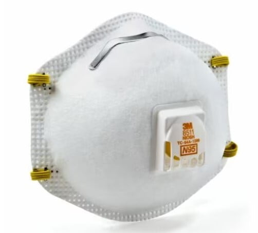 3M 8511 Particulate Respirator ,N95, Cool flow, Pack of 10