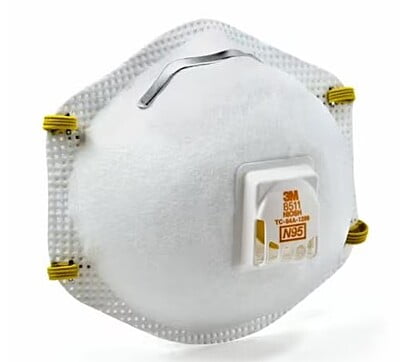 3M 8511 Particulate Respirator ,N95, Cool flow, Pack of 10 3M 8511 Particulate Respirator ,N95, Cool flow, Pack of 10