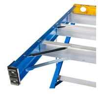 Step ladder 8ft/2.4m Fiberglass Gazelle working height 3.6mtr