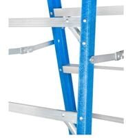 Step ladder 8ft/2.4m Fiberglass Gazelle working height 3.6mtr