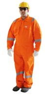 COVERALL 100% COTTON WITH REFLECTIVE TAPE