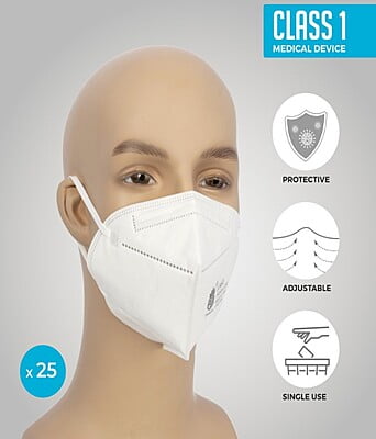 KN95 Respirator Mask Flat Fold