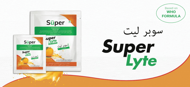 SuperLyte, Hydration drink, Oral Rehydration Sache SuperLyte, Hydration drink, Oral Rehydration Sache