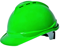 Safety Helmet Ventilated With Textile Rachet Suspension Ameriza