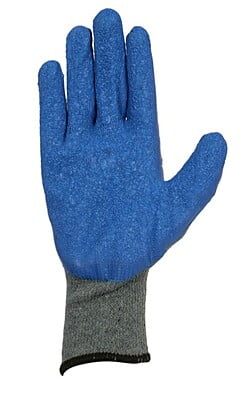 Latex coated gloves grey & blue Vaultex Latex coated gloves grey & blue Vaultex