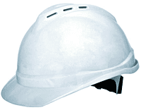 Safety Helmet Ventilated With Textile Rachet Suspension Ameriza