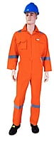 Coverall 100% cotton with reflective tape Empiral