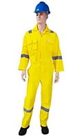 Coverall 100% cotton with reflective tape Empiral